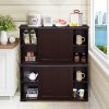 WATERJOY Kitchen Storage Sideboard, Stackable Buffet Storage Cabinet