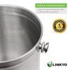 LINKYO Compost Bin - Stainless Steel Kitchen Composter