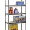 Muscle Rack Silver Vein Steel Storage Rack, 5 Adjustable Shelves