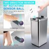Secura 13 Gallon Automatic Trash Can with Odor-Absorbing Filter