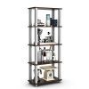 Tangkula 57" Storage Shelves, Heavy Duty Steel Space-Saving