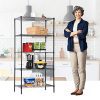 BestOffice 5-Wire Shelving Unit Steel NSF Large Organizer Garage