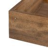 Kate and Laurel Levie Floating Corner Shelves - Elevate Your Home Decor with Rustic Elegance