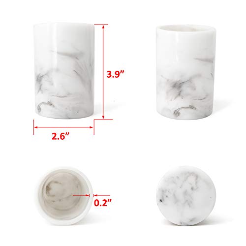 LUANT Bathroom Accessory Set with Tumbler, Electric Toothbrush Holder