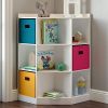 RiverRidge 6-Cubby, 3-Shelf Kids Corner Cabinet, White