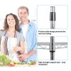 6-Tier Chrome Wire Shelf Organizer: Heavy-Duty Storage Solution for Home and Office