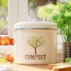Third Rock Compost Bin for Kitchen Counter - 1.3 Gallon 5 Liter