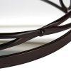 Kate and Laurel Delray Bronze Metal Mirrored Round Decorative Tray