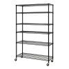 Sandusky Lee Tier Wire Shelving Unit with 3" Rubber Casters
