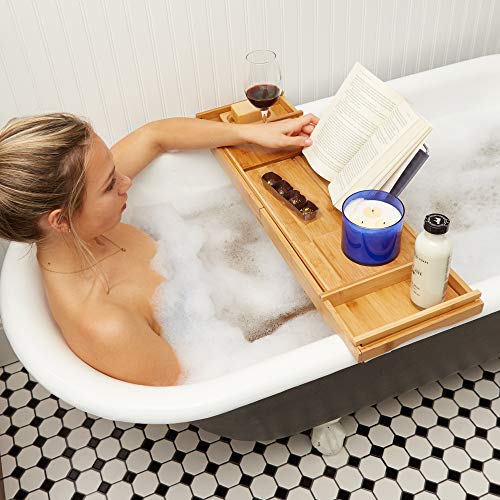 Bathtub Tray/Bathroom Caddy - Bath Table Accessories