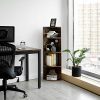VASAGLE 4-Tier Corner Shelf Unit, Freestanding Display Storage Shelves