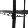 HollyHOME 5 Shelves Adjustable Steel Wire Shelving Rack