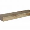 Joel's Antiques, 3" x 7" Thick x 30" Wide, Rustic, Floating Wood Shelf