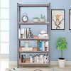 Tangkula 72" Storage Shelves, Heavy Duty Steel Frame 5-Tier Garage Shelf