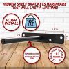 Floating Shelves Support Brackets - Elevate Your Home Décor with Heavy-Duty Stainless Steel Shelf Brackets