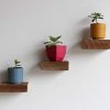 Urban Legacy Small Reclaimed Wood Floating Shelves