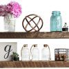 Urban Legacy Floating Shelves Made from Genuine Reclaimed Wood