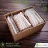 100% Compostable Forks Spoons Knives Cutlery Combo Set