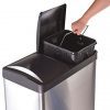 The Step N' Sort 16 Gal. 2-Compartment Stainless Steel