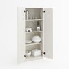 System Build Flynn Wooden Storage Cabinet, White