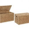 eHemco Heavy Duty Water Hyacinth Trunk in Natural Color