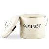 Vintage Kitchen Compost Bin-Indoor Scraps Compost Bucket Container