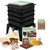 Worm Factory 360 Worm Composting Bin + Bonus What Can Red Wigglers Eat?