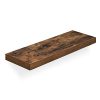 VASAGLE Wall Shelf, Vintage Floating Shelf 23.6 inch, Hanging Shelves