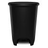 GLAD Extra Capacity Plastic Step Trash Can with Clorox Odor Protection