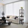 BEWISHOME 5 Tier Bamboo Shelf,Bamboo Bathroom Shelving Unit