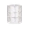 RiverRidge 6-Cubby, 3-Shelf Kids Corner Cabinet, White