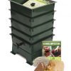 Worm Factory 4-Tray Worm Composter, Green