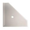 Questech Geo Corner Shelf 10 inch Bathroom Shower Shelf