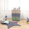 Lifewit Small Storage Drawer Unit with Metal Frame for Children