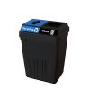 CleanRiver Flex E bin Indoor and Outdoor Sturdy 2-in-1 Waste and Recycling Bin