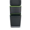 Rubbermaid 2-in-1 Recycler, Black