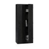 Sauder Storage Cabinet, L: 29.61" x W: 16.02" x H: 71.50", Ebony Ash finish