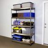 MonsterRax 18"x48"x72" Modular Garage Shelving - Hammertone Steel Storage