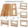 SONGMICS bamboo bathroom shelves, 3-Tier Adjustable Layer Rack