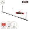 Floating Shelf Bracket - Hidden Invisible Design - Heavy Duty Support Rods