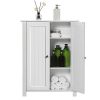 Yaheetech Free Standing Bathroom Cabinet Wood Side Cabinet Storage