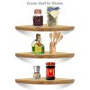 XiaZ Corner Shelves Set of 3 Wall Mount Floating Shelf