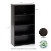 Furinno Pasir 4 Tier Open Shelf, Espresso