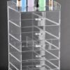 ACRYLIC COSMETIC CUBE ORGANIZER MAKEUP CASE