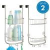 iDesign Forma Metal Bathroom Over the Door Shower Caddy