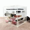 Ikee Design Premium Acrylic 5 Drawer Makeup Organizer Cosmetic Storage