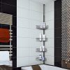 Yescom 4 Tier Metal Bathroom Telescopic Corner Shower Shelf Caddy Pole