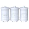 French Design White Ceramic Canister Set for Kitchen