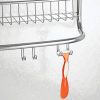 mDesign Metal Wire Over Shower Door Caddy, Bathroom Hanging Storage