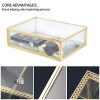 InnSweet Makeup Organizer Glass, Large Cosmetic Display Cases